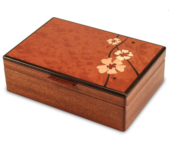 Heartwood jewelry box