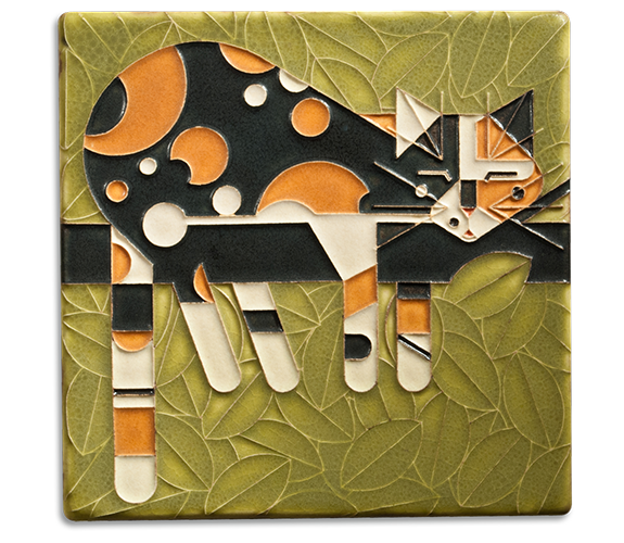 Limp on a Limb Tile by Motawi Tiles