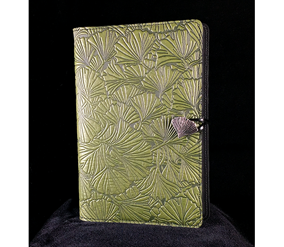 Ginkgo Leaf Leather Journal/Sketchbook