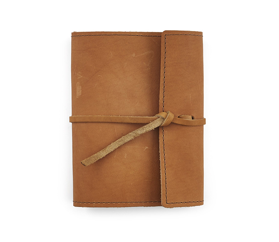 Small Writers Log Refillable Leather Journal