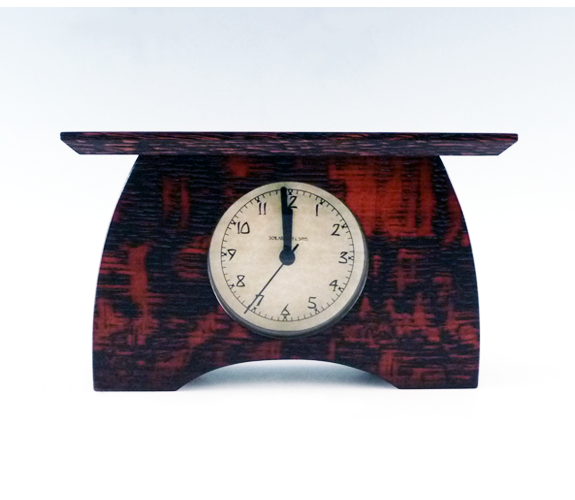 Dark Oak Clock